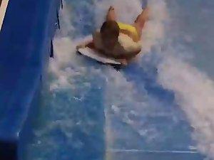 Bikini accidents on the water slide