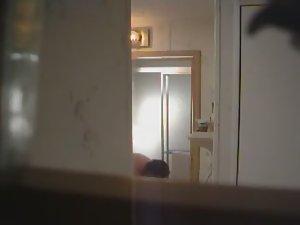 Peeped mother steps out of a shower Picture 6