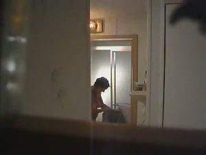 Peeped mother steps out of a shower Picture 7