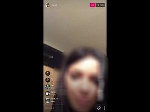 Funny girl shows her naked friend in live video Picture 8