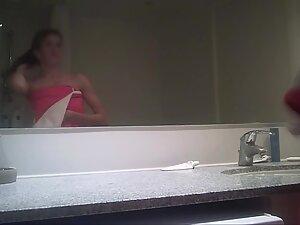 Small tits caught by hidden camera in bathroom Picture 6