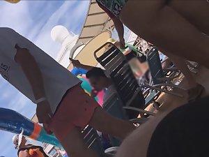 Lovely asses from all around water park Picture 6