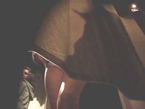 Peeping a hot girl as she tries a bikini Picture 2