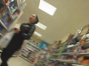 Milf bends over in toy store Picture 2