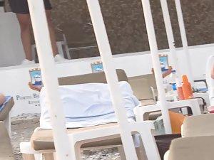 Amazing girl with red lips and red bikini Picture 8