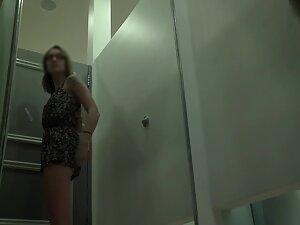 Hidden cam caught sweet tattooed girl in dressing room Picture 3