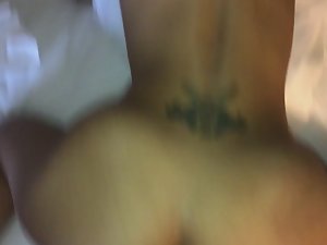 Fucking and cumming on slutty tattoo Picture 1