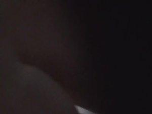 Pierced boobs spied while she dresses up Picture 7