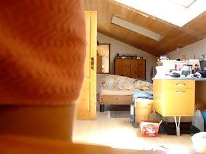 Wife walking around and wiping off Picture 4