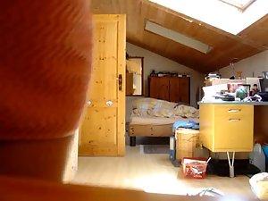 Wife walking around and wiping off Picture 5