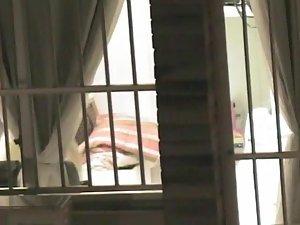 Nude neighbor girl gets peeped Picture 4