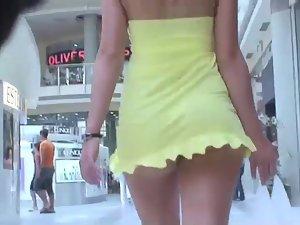 Her lace panties spied in an upskirt view Picture 6