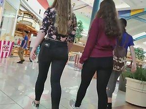 Sweet teens followed in shopping mall Picture 7