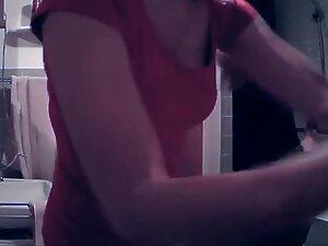 Pretty roommates change clothes in front of each other Picture 7