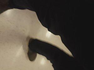 Hot girl with glasses bends over right in front of me Picture 3