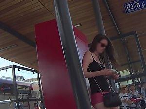 Sexy girl with hot ass rolls a cigarette Picture 6