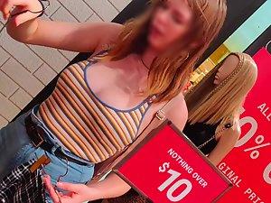 Voyeur inspects an epic spoiled brat kind of girl Picture 3