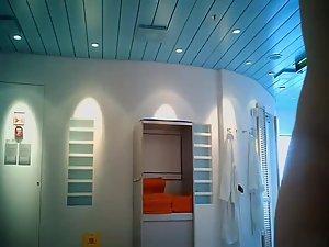 Spy camera in the wellness area Picture 7
