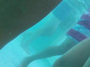 Sexy friend dancing in and out of swimming pool Picture 7