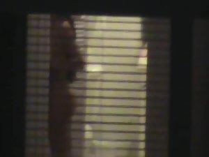 Naked girl peeped through a window Picture 5