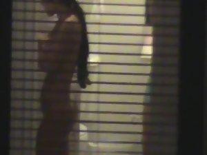 Naked girl peeped through a window Picture 7