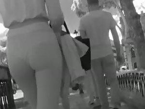 Infra red method to see a thong