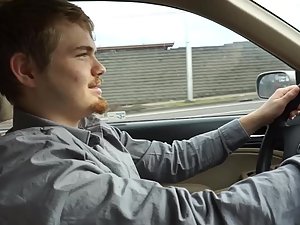 Girly video blog turns into lots of sex in the car Picture 3
