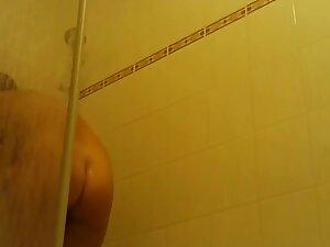 Spying and waiting for her to step out of shower Picture 1