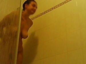 Spying and waiting for her to step out of shower Picture 8