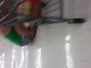 Thong slipped out when she crouched Picture 5