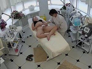 Spying on chubby girl's beauty treatment Picture 3