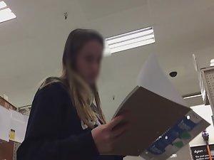 Notebook between hot thighs