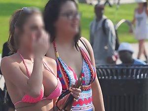 Teen with big fake boobs busted me Picture 1
