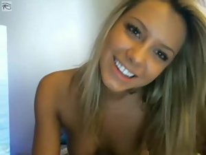 Witty blonde shows off with a dildo Picture 7
