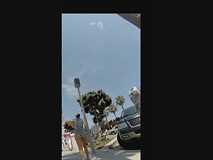 Miniature thong makes her look nude Picture 3