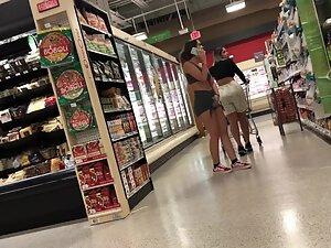 Sexy friends look irresistible while in supermarket Picture 5