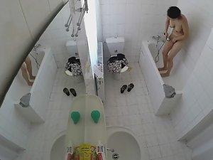 Peeping my maid showering twice Picture 8