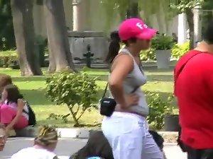 She sat and shown her whale tail Picture 3