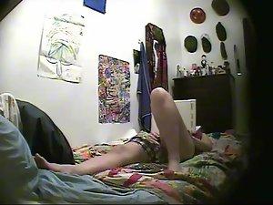 Young sister fingering to some porn Picture 8