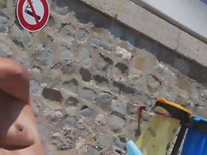 Want to taste her brown nipples Picture 3