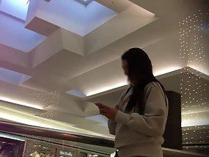 Perfect bubble butt spotted in shoe store Picture 6