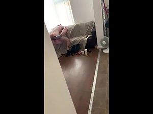 Peeping on sister while her boyfriend fucks her Picture 1