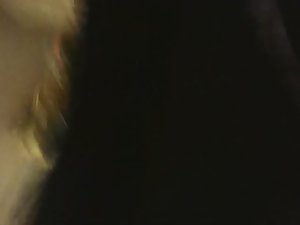 Close up view of her creamed up face Picture 2