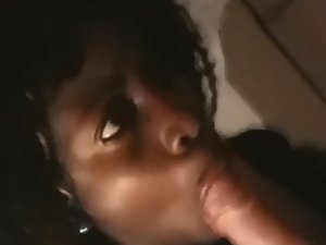 Black girl is face fucked and gets a load Picture 6
