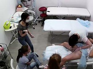 Spying on girls learning how to wax a pussy Picture 6