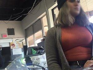 Hot busty cashier with unique style Picture 4