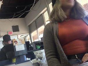 Hot busty cashier with unique style Picture 6