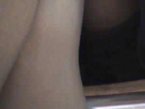 Close up of her sexy leopard panties Picture 5