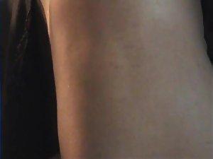 Close up of her sexy leopard panties Picture 6