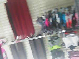 Chasing after hot ass in clothes store Picture 2
